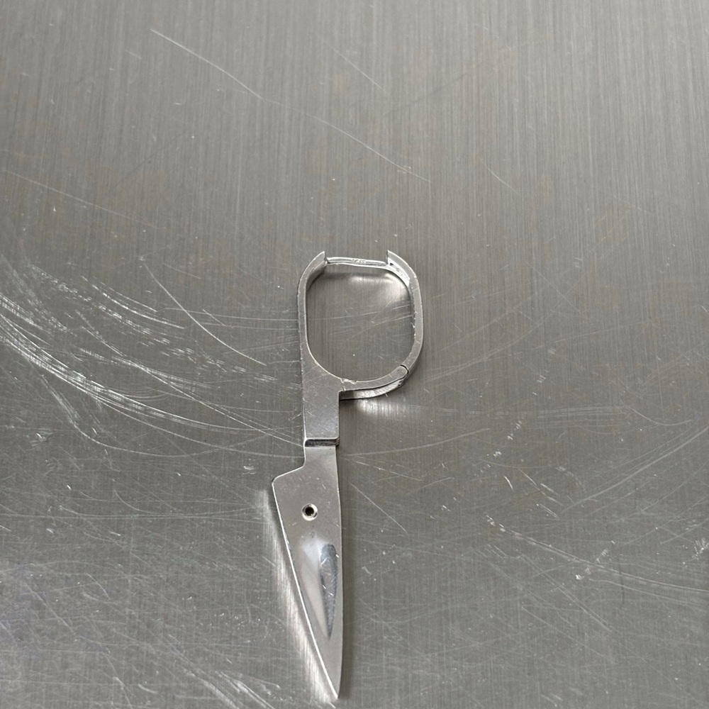 Lauren Klassen Silver Knife Earring